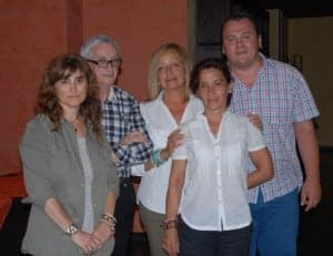 Organizadores de la gala. 