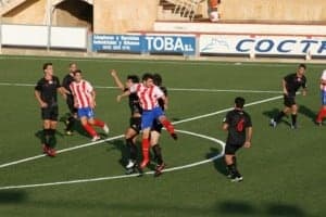 El Atlético Monzón cayó goleado en Sabiñánigo. Carlos Marco.