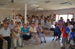 Fiestas en el hogar de mayores de Barbastro. JLP.