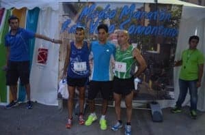 Los tres primeros clasificados. José Luis Pano.