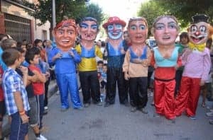 Los cabezudos de Monzón. JLP.