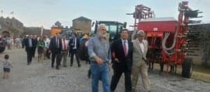 Arturo Aliaga ha inaugurado la feria en Aínsa.