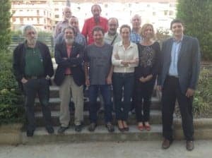 IU Barbastro con representantes regionales y provinciales. JLP.