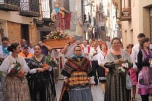 Procesión de San Mateo en Monzón. 
