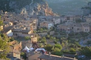 Salida de la Ultra Trail en Alquézar en 2012. JLP.