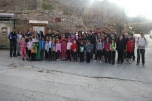 Los participantes en la excursión. 