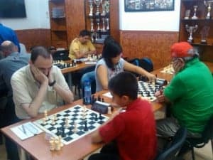 Un momento del campeonato. 