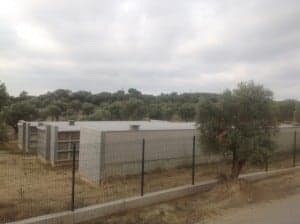 Obras en el cementerio de Barbastro. José Luis Pano.