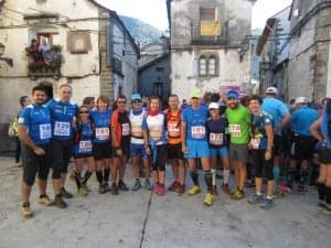 Equipo de trail de Barbastro. 