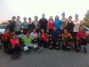 Curso de patinaje de Monzón. 