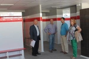 Visita al nuevo vestuario. 