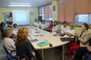 Reunión de Alzheimer Huesca en Los Monegros.