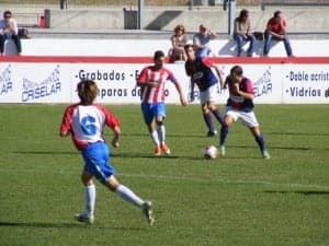 Partido del Barbastro contra el Villanueva. Ángel Huguet.