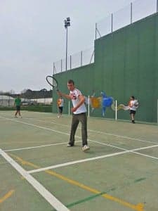 Partidos de frontenis en el Somontano.