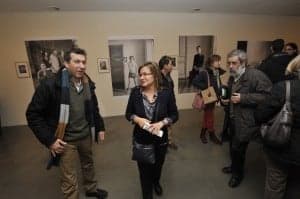 Elisa Sanjuán en la inauguración. Pablo Otín.