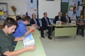 Presentación de los manuales en 'La Alegría' de Monzón. José Luis Pano.