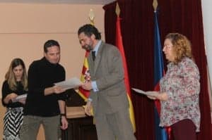 Entrega de diplomas. 