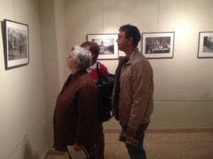Visitantes a la exposición sobre la visión de España. JLP.