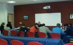 Asistentes al curso de inglés. 