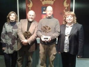 Antón Castro y Chorche Paniello, premios FLA.