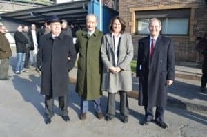 Conchita con Villar Mir, Peñaranda y Cecilio Martínez. JLP.