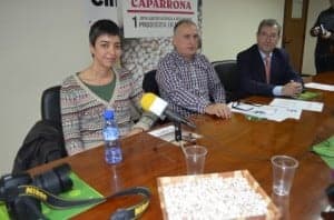 Cristina Mallor, Juan José Santiesteve y José Vicente Lacasa. JLP.