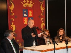 Ángel Guinda, pregonero de la feria. IFM.