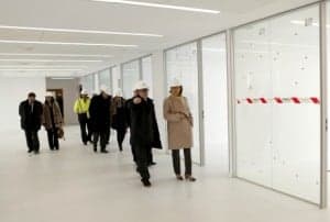 Visita de Rudi a las obras.