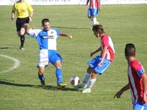 Partido de la U.D. Barbastro. Ángel Huguet.