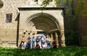 2014 04, 13 Abiego - Casbas (3) Monasterio Cisterciense, FOTO DE GRUPO