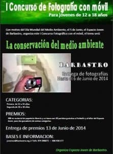 Cartel concurso con el movil