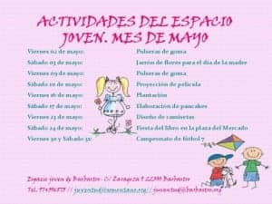 Cartel fines de semana mayo