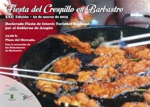 Cartel Fiesta del crespillo 2015