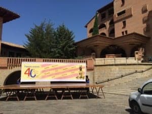 Preparativos 40 aniversario Torreciudad