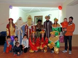 Los reyes magos en Colungo