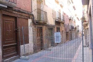 Calle Mayor cortada