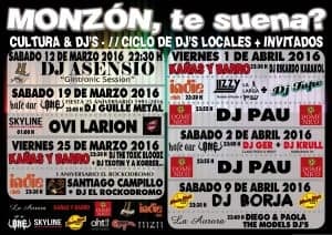 Cartel Monzon te suena 2016