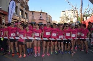 V Carrera de la Mujer en Barbastro. Ronda Somontano. 