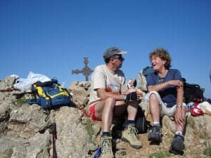 conversando con Chantal D'ESpouy en 2005