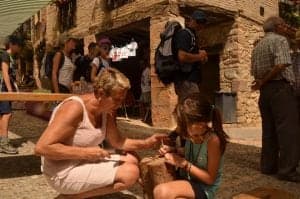 Feria de Artesanía Alquézar. Ronda Somontano.