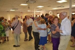 Fiesta en el Hogar de Mayores. Ronda Somontano.
