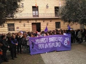 Huelga Feminista Barbastro_RondaSomontano.
