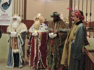 Adorando el niño en la iglesia de Alquézar