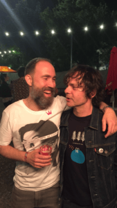 Miguel con Jose Marco (La Habitación Roja) en el Polifonik Sound 2018 (Foto: Miguel