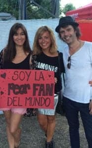 Beatriz y Cristina con Jess Senra de Sidonie (Foto: Beatriz)