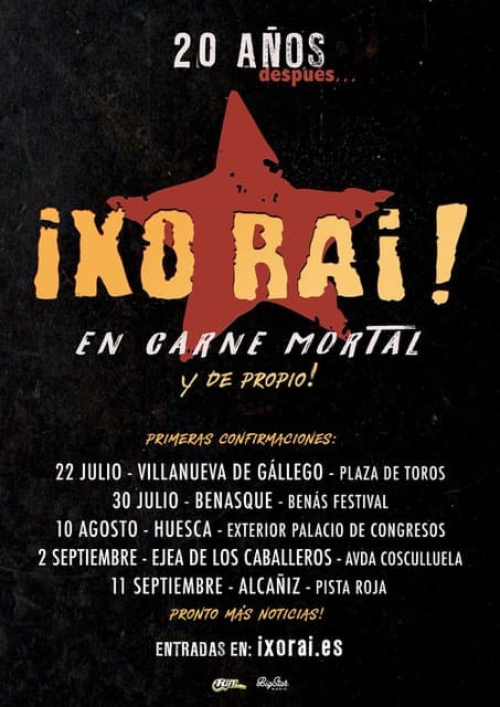 El grupo IXO RAI! regresa con una nueva gira