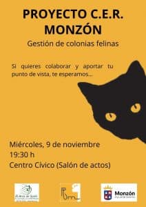 Control de colonias felinas en Monzón