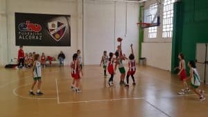 La segunda jornada de los Juegos Escolares de Aragón para los equipos del Unión Basket Barbastro