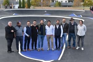 La pista de pumptrack de Monzón está homologada para acoger competiciones de alto nivel