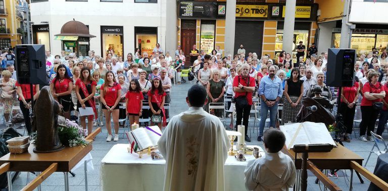 Fin de semana festivo en el Barrio de San Joaquín de Barbastro